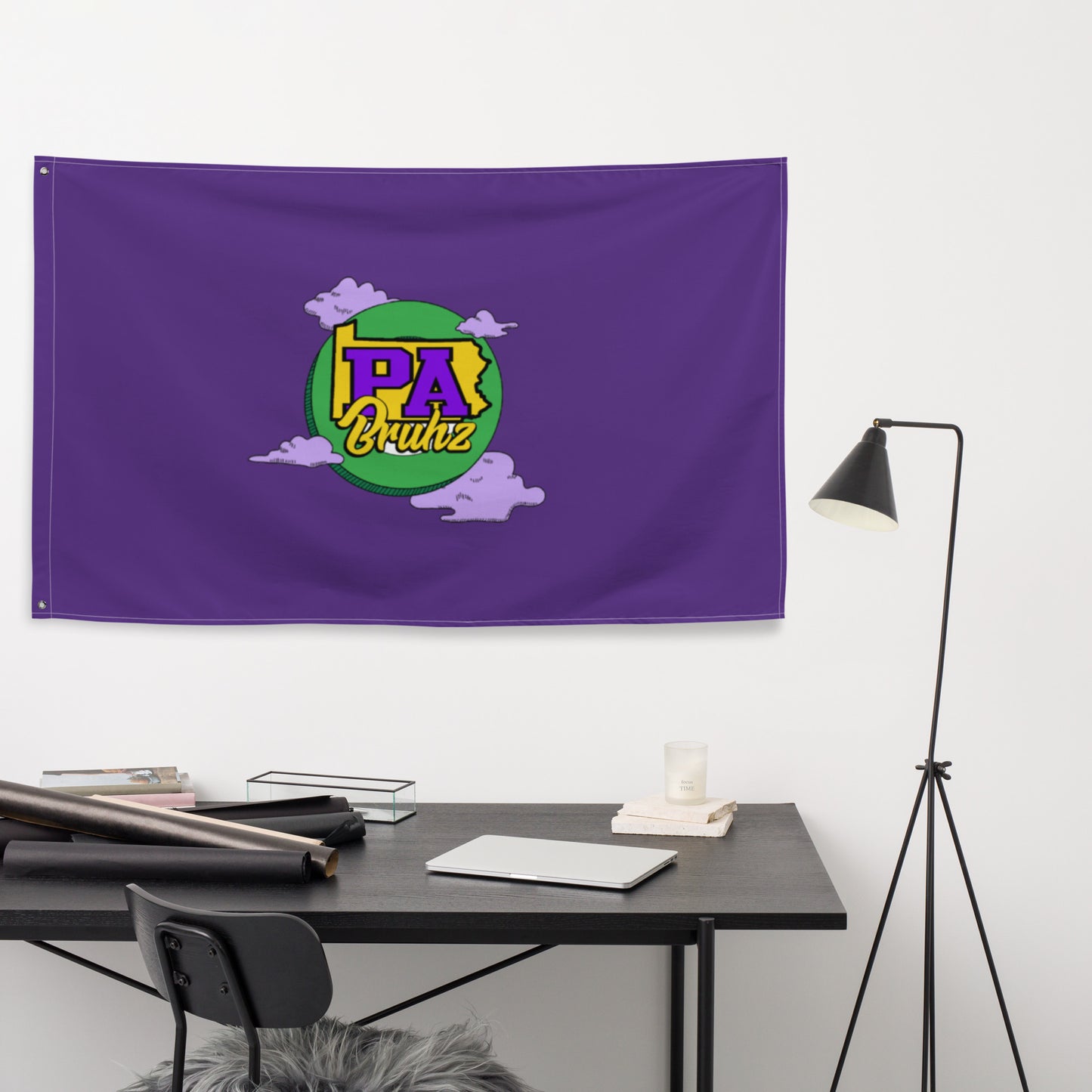 PA Bruhz Flag (New) (Purple)