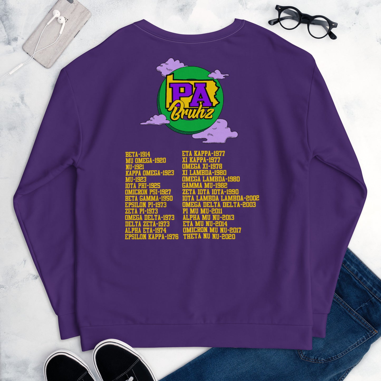 PA Bruhz Crewneck/Long Sleeve (New) (Purple)