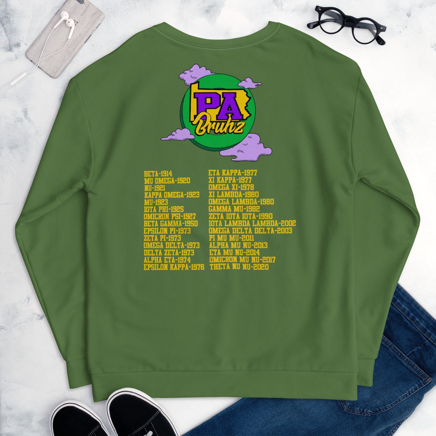 PA Bruhz Crewneck/Long Sleeve (New) (Kelly Green)