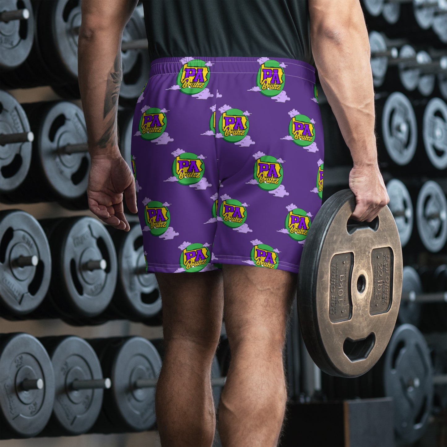 PA Bruhz Pattern Shorts (New) (Purple)