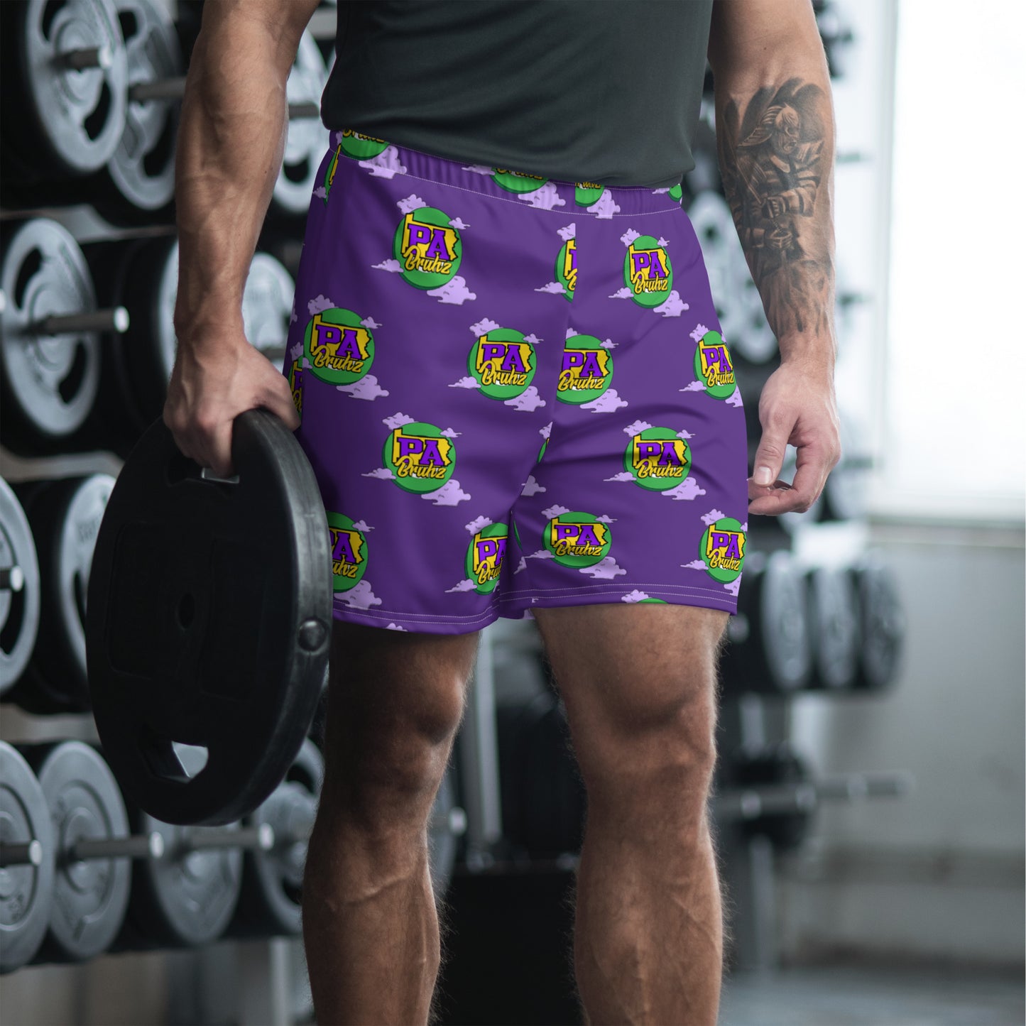 PA Bruhz Pattern Shorts (New) (Purple)