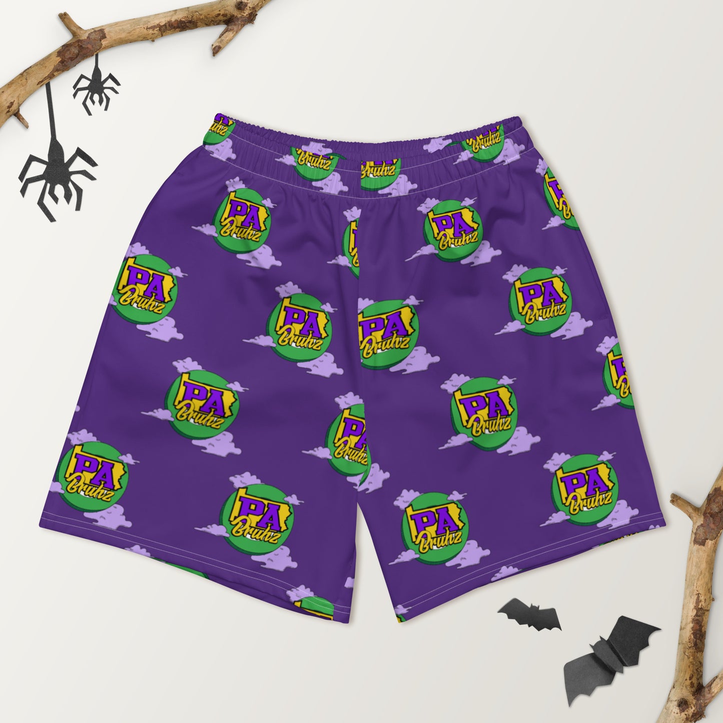 PA Bruhz Pattern Shorts (New) (Purple)