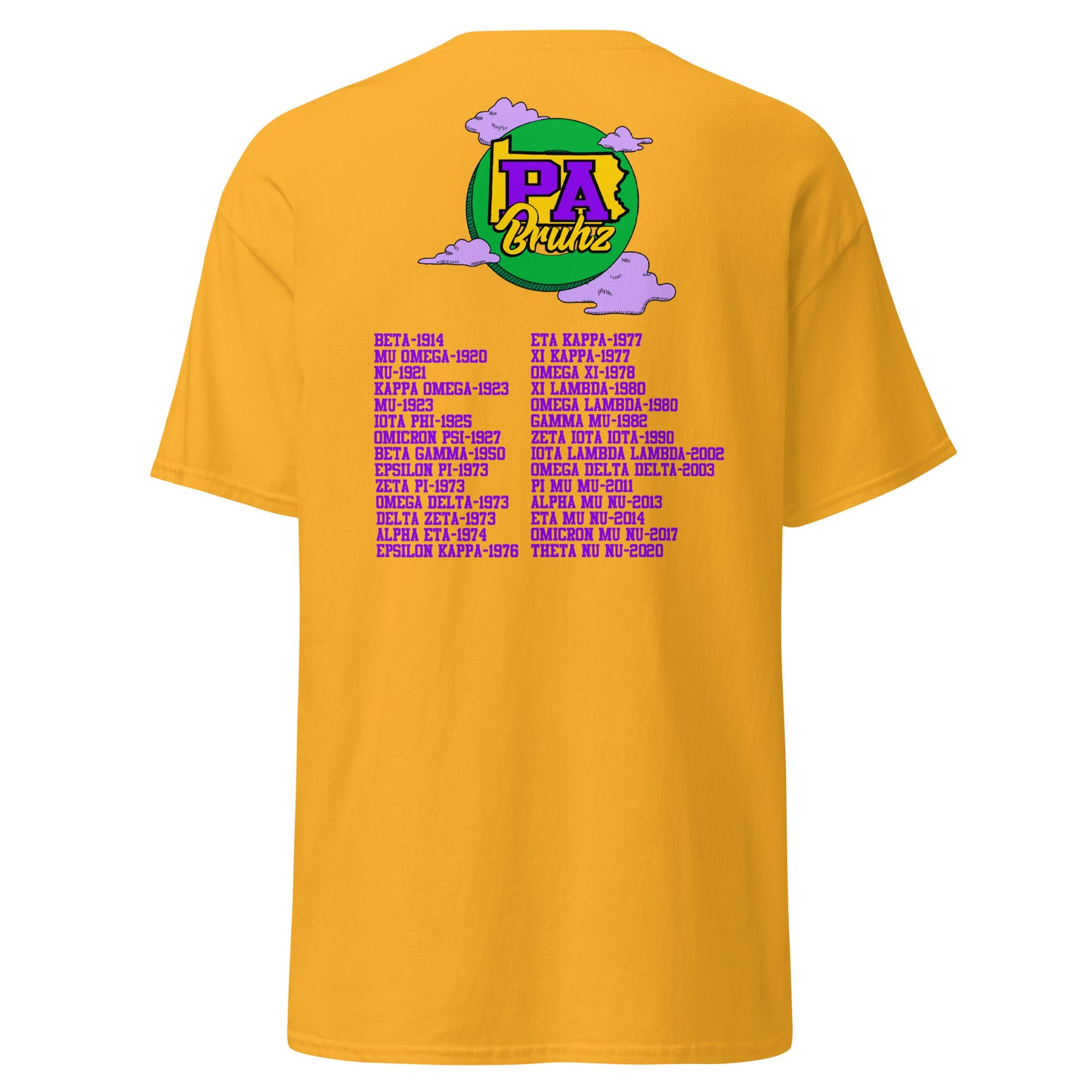 PA Bruhz Shirt (New) (Gold)